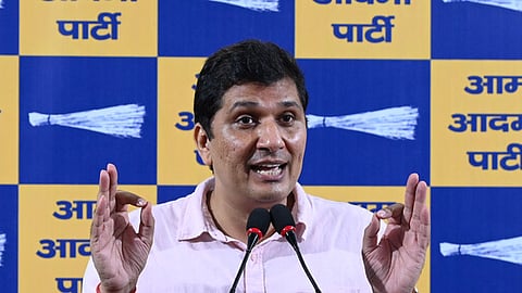 AAP Delhi President Saurabh Bharadwaj 