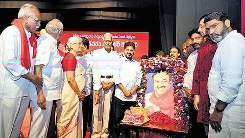 Suravaram fought for workers, ryots, says Minister Komatireddy