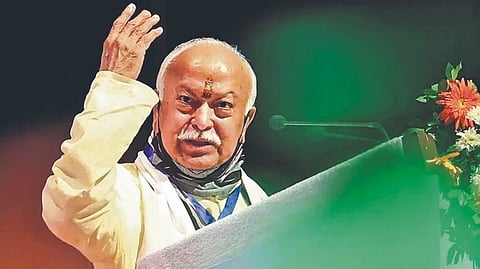 RSS chief Mohan Bhagwat.