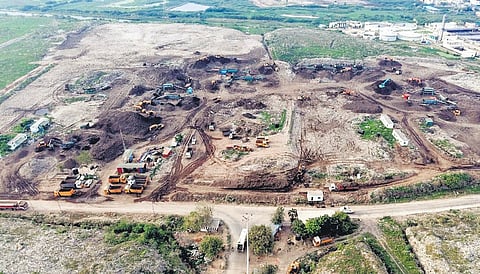 94.3 acres of the Perungudi dump yard was reclaimed through bio-mining.