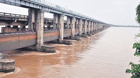 Residents of Ganti Pedapudi Lanka and other island villages are relying on boats and barges for mobility.