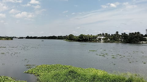 On Monday evening, 3,000 cusecs was released into Cauvery 
