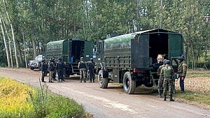 The movement was noticed near Dabbi village of Balakote area in the early hours of the day and heavy gunfire was exchanged between the two sides.