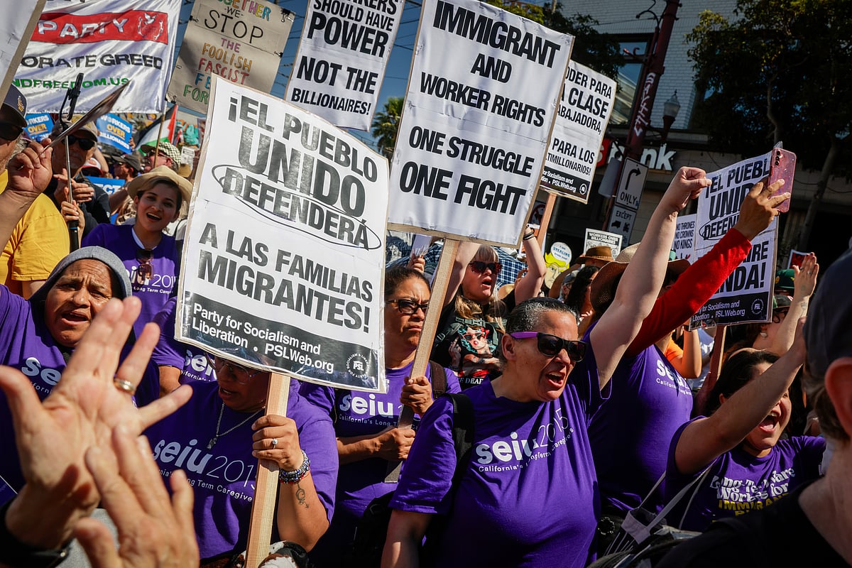President Donald Trump’s policies spark protests in multiple US cities on Labor Day