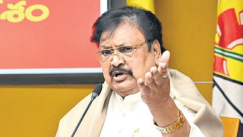 TDP politburo member Varla Ramaiah 