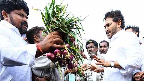 Everyone in this village has shown how their freedom to vote was denied, said former CM Jagan Mohan Reddy.