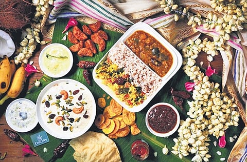 In-flight sadya image used for representative purpose.