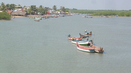 View of Pulicat lake, Asia's second largest lake