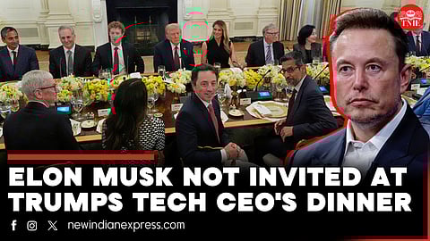 Trump hosts dinner with tech CEO's at White House, Musk absent from guest list