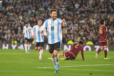 Lionel Messi scores twice in an emotional home farewell for Argentina