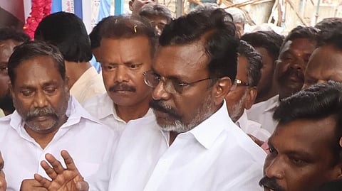 VCK General Secretary Thol Thirumavalavan.