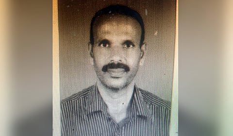 The deceased postman, O Subbaiyan