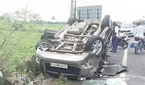 Three engineering students killed, eight injured as SUV overturns on Gujarat highway