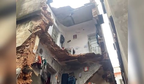 Man, daughter killed after portion of dilapidated house collapses in Jaipur due to rain