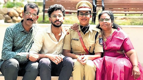 Solapur DSP Anjana Krishna with her family