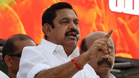AIADMK general secretary Edappadi K Palaniswami.