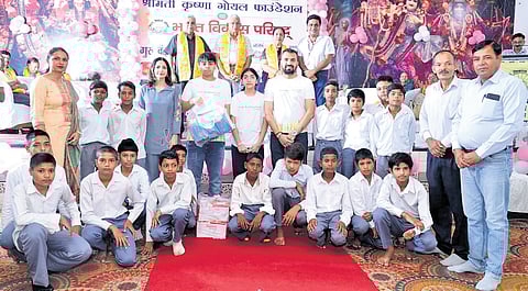 Smt. Krishana Goel Foundation sponsors over 400 girls from Ladwa and nearby villages, as well as the daughters of company employees.