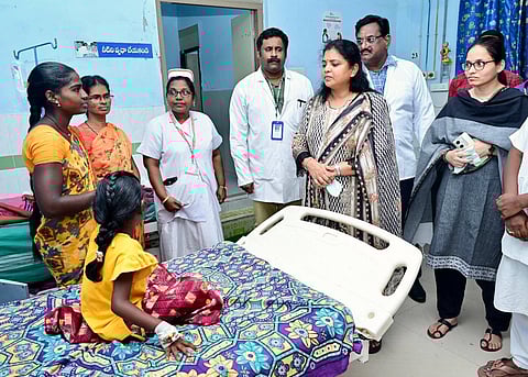 West Godavari district has secured the No.1 rank in government healthcare services.