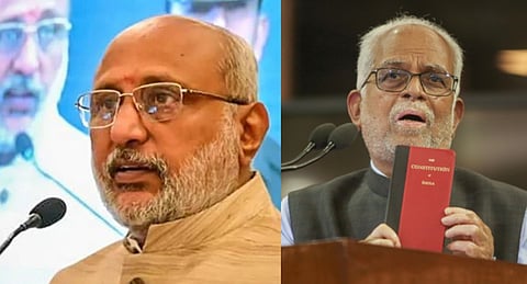 The ruling BJP-led NDA’s candidate C P Radhakrishnan is pitted against the INDIA alliance’s nominee Justice (retired) P Sudershan Reddy.