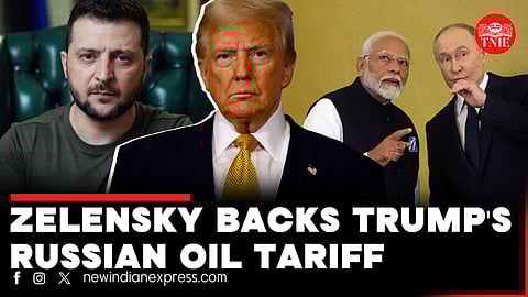 "Right idea": Zelensky on Trump’s tariffs on countries trading with Russia | India-Russia ties