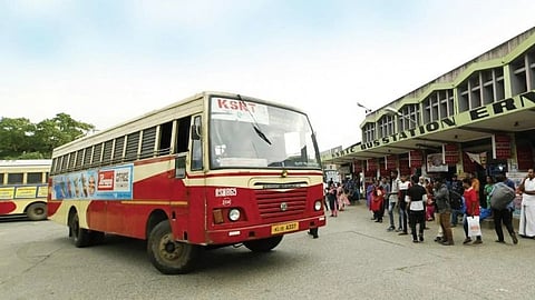 Representative image of a KSRTC bus.