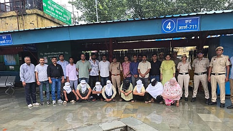 Police arrested a gang of 10, including a doctor for their alleged involvement in kidnapping and trafficking children.