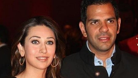 Karisham with her late ex-husband Sunjay Kapur.