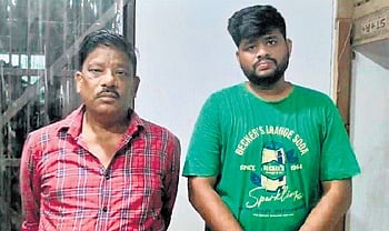 The two accused arrested by Baidyanathpur police.