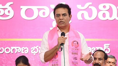 Congress conspiring to use ‘extortion’ money to win bypoll, alleges KTR