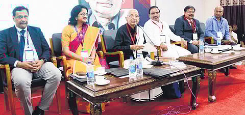 Participants at the symposium on Periyar and the Dravidian movement.
