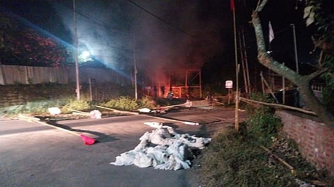 The sites where the incidents took place are about 2 km from the Peace Ground in Churachandpur.