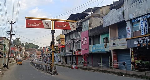 Seeking to end human animal conflict, Shops remain closed in Gudalur.