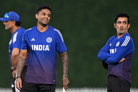 Suryakumar Yadav with coach Gautam Gambhir