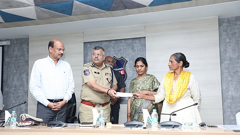 Senior CPI (Maoist) leader Pothula Padmavathi surrenders, joins mainstream in presence of Telangana DGP