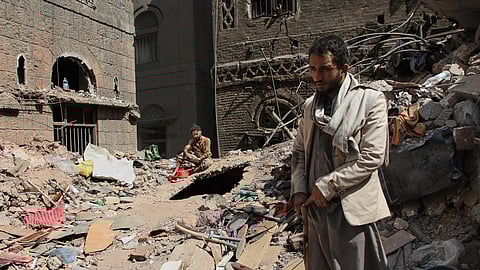 Israeli strikes on Yemen's Houthi rebels damage residential homes, forcing families to live in ruins