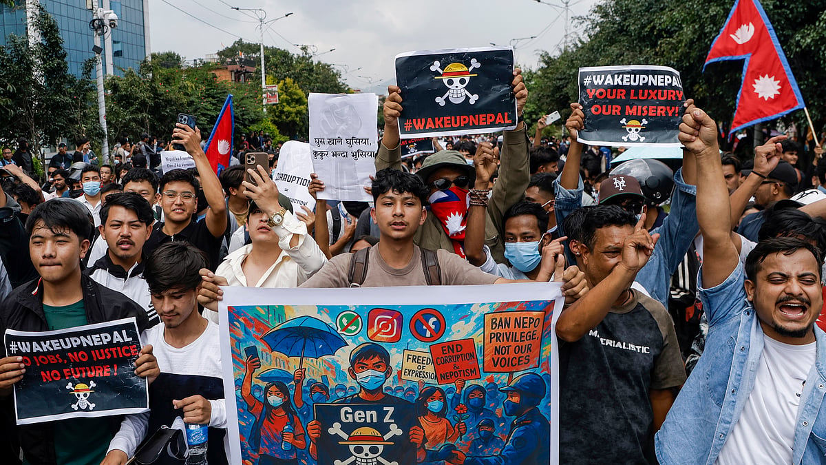 What triggered the youth-led uprisings in South Asia?