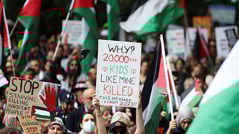 Congress general secretary Priyanka Gandhi also reminded that India was among the first countries to recognise Palestine in November 1988.