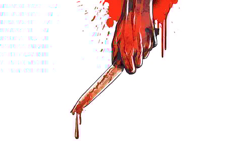  The accused Isaac, attacked Shalini with a knife, inflicting deep injuries on her neck, chest, and back.