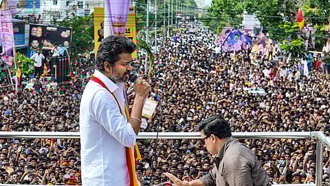 Don’t climb electric posts, trees: TVK appeals to cadre ahead of chief Vijay’s public meetings