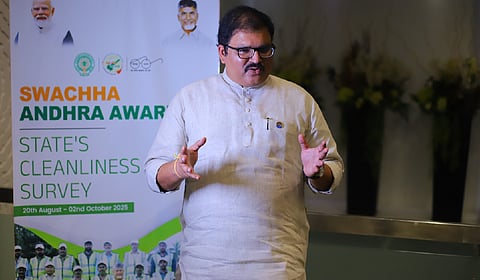 Swachha Andhra corporation chairman Pattabhi Ram.