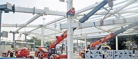 The new holding area is designed to keep the crowd away from platforms until the arrival of specific trains, and only those with the tickets will be allowed inside, ensuring that only ticketed passengers gain access at the right time.
