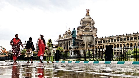 Vidhana Soudha in Bengaluru is popular among tourists visiting the city.