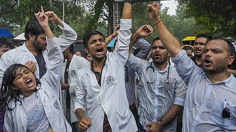 The protest lasted four days before being called off after talks with the then Aarogyasri Trust CEO Siva Sankar Lotheti, when the government released Rs 730 crore in pending dues.