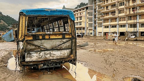 Three killed as heavy rains trigger floods and landslides in Himachal