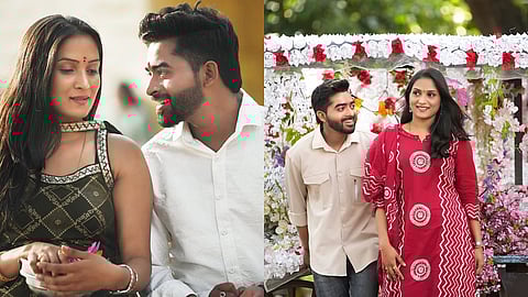 Agasthya and Suvartha in stills from Jotheyagi Hithavagi