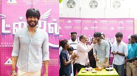 (L) Tharshan; (R) A still from the pooja ceremony of GodsJilla