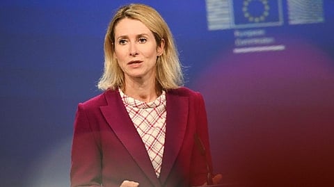 EU's top diplomat Kaja Kallas warned that allowing the Russian leadership to "get what they want" in Ukraine would send a bad message to other potential aggressors worldwide.