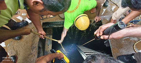 Three workers, including a Rajasthan native, died allegedly due to asphyxiation while carrying out welding inside the tank of a barge at the Thoothukudi old port.