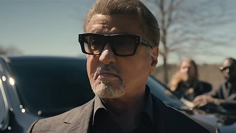 Sylvester Stallone in a still from the trailer for Tulsa King season 3