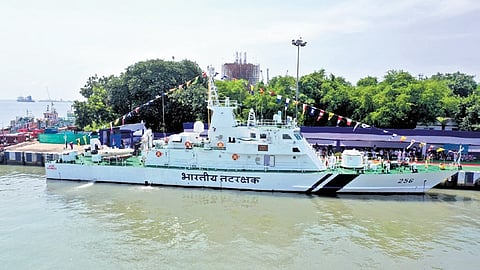 Indian Coast Guard commissions new ship Adamya